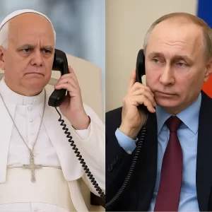 Papa Leão XIV e Vladimir Putin discutem caminho para a paz em ligação telefônica